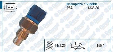 FAE 34460 Hararet Musuru Partner-Berlingo Dw8 Mavi 2 Fisli 118 °C